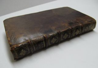 L ' ART DE PRECHER - Antique Leather bound book - Bible - M.  de Hauteville 1683 2