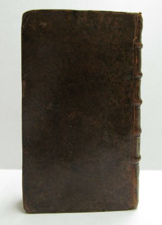 L ' ART DE PRECHER - Antique Leather bound book - Bible - M.  de Hauteville 1683 6