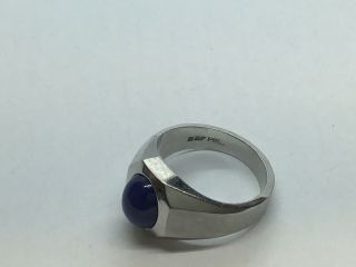 14k Vintage Baden And Foss Star Sapphire Ring Size 8 3/4 4