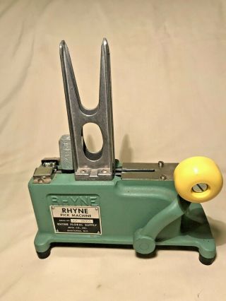 Vintage Rhyne Pick Machine Floral Stem Crimp Machine