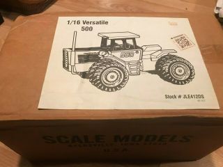 Vintage Versatile 1/16 Model 500 Tractor Nib