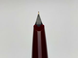 Vintage Montblanc 221P Classic Fountain Pen in Bordeaux Color 7