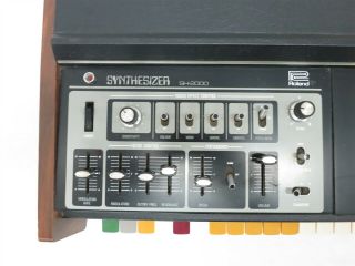 1976 Roland SH - 2000 Vintage Analog Monophonic Synthesizer sn 372919 3