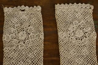 Vintage Lace Hand Made Gloves,  Metal Wire Glove Molds 4