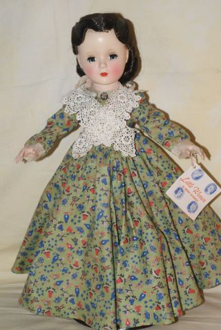 Stunning Vintage 14 " Madame Alexander Tagged Marme Hard Plastic Strung Doll