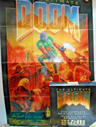 Vtg The Ultimate Doom Thy Flesh Consumed Big Box Video Game IBM PC FLOPPY DISC 2