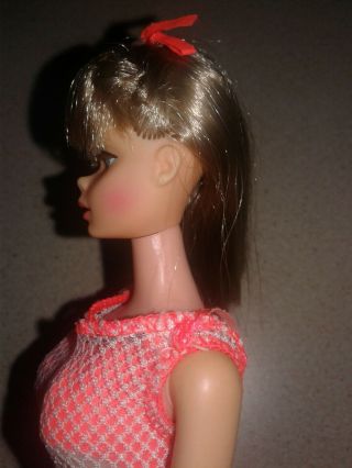 Vintage MOD Ash Blonde Barbie Twist ' n Turn in her swim suit 7
