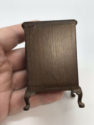 Dollhouse Miniature Vintage Bespaq Wood And Metal Safe 5