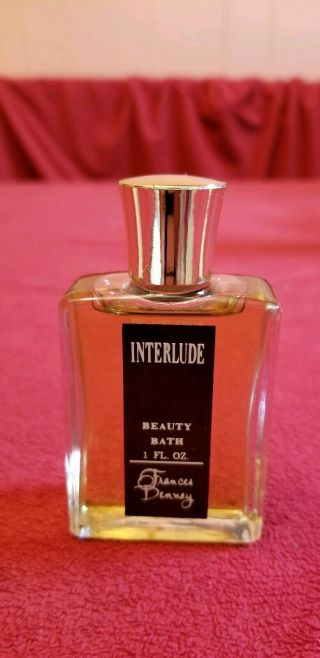 Interlude Perfume Beauty Bath By Frances Denney Vintage 1oz Full Mini Bottle