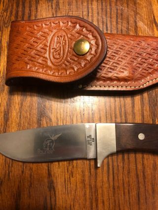 Vintage Case Fixed Blade Hunting Knife R603 “pawnee”late 60’s - 70’s W/sheath