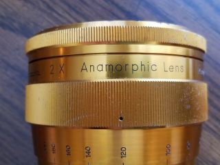 Vintage Anamorphic Lens Model KA298 2X KOLLMORGEN - Kasaka SN10590 parts 4
