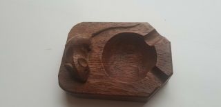 Robert Thompson Mouseman Ashtray Vintage Ash Tray