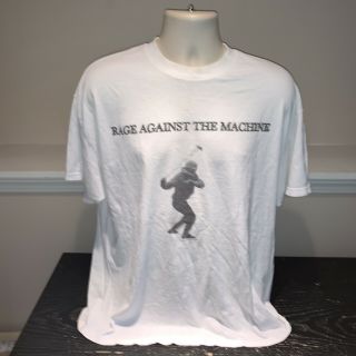 Vtg Rage Against The Machine 1999 Tour Tee Band Rock T Shirt Mens L/xl