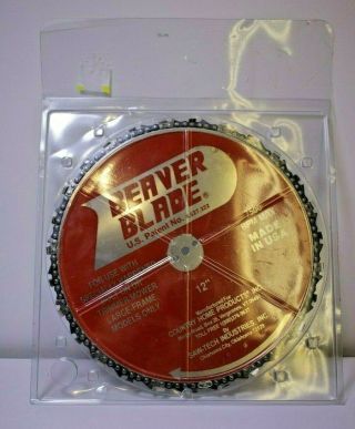 Vtg 2000 Dr Trimmer Mower 12 " Beaver Blade & Aluminum Mow - Ball