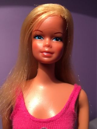 1978 European Barbie Doll Mattel “spiel Mit Barbie” Stacey Head Mold