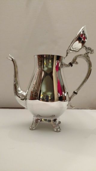 FB Rogers 5 Piece Silver Plated Coffee,  Tea,  Creamer,  Sugar and Tray Set 2
