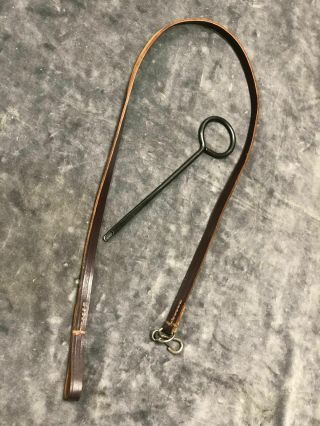 Soviet Tokarev Tt - 33 Pistol Lanyard Belt And Cleaning Rod