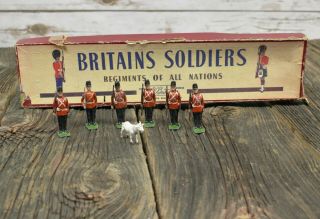 Vintage Britains Canada Fort Henry Guards With Goat Mascot 2148