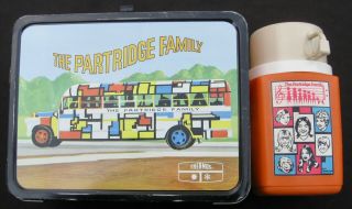 Vintage The Partridge Family Lunchbox & Thermos - Tv Show (1971) C - 8