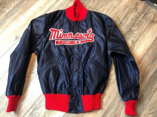 Vintage 1970’s Minnesota Twins Butwin Satin Jacket Men’s 44 Rare