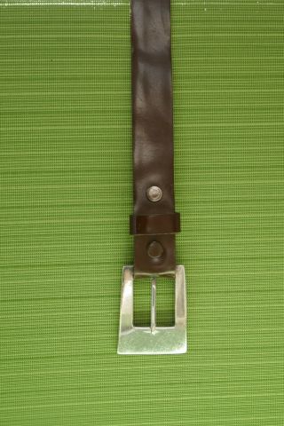 Frank Patania Sr.  SS Buckle with Shell Cordovan Horsehide Belt 5