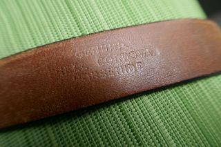 Frank Patania Sr.  SS Buckle with Shell Cordovan Horsehide Belt 7