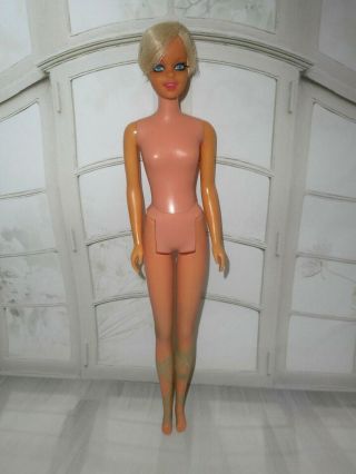 Vintage Barbie PLATINUM TWIGGY DOLL IN CLONE MADDIE MOD DYNAMITE DREAMS,  SHOES 4