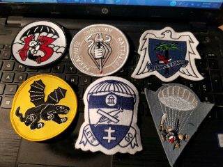 6 - Us Army Airborne Patches Dealer Blow Out All 6 $10.  00 See Store /