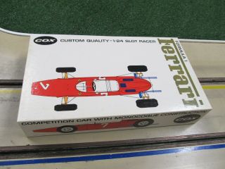 Vintage Cox Ferrari Formula One 1/24 Slot Car Kit - In The Box - 1960 