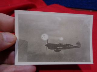 Old Ww2 Military Photo Snapshot Aircraft A - 74