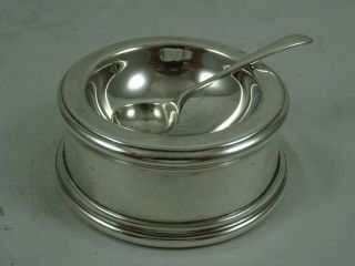 Quality George I Style Solid Silver `trencher` Salt,  1916,  142gm - Tessier