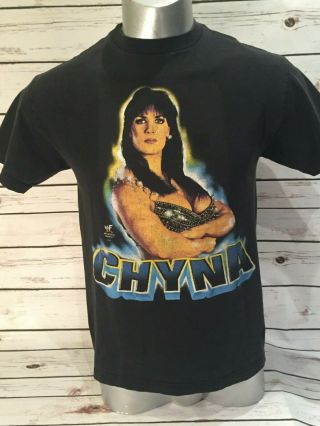 Chyna Wwf Vintage Licensed Wwe 9th Wonder Of The World Wrestling Tshirt Retro