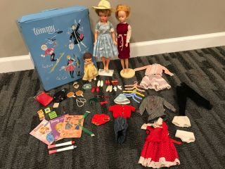 Vintage 1962 Ideal Tammy Doll By Ideal Toy Corp BS - 12 with case & accessories 5