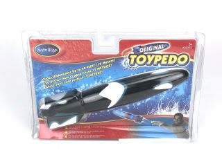 Vintage 11.  5 " Swim Ways Toypedo Gliding Underwater Pool Toy Orca