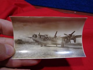 Old Ww2 Military Photo Snapshot Aircraft Nose Art A - 50