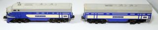 VINTAGE LIONEL WABASH NO 2367 F3 AB POSTWAR O GAUGE DIESEL ENGINES w/ BOXES 2