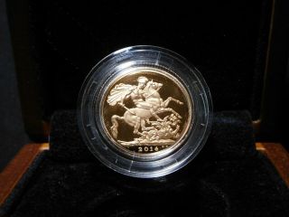 Y110 Great Britain 2014 Gold Sov Pf W/ Box&coa Ltd Presentation Rare Mintage:150