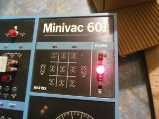 Vintage Minivac 601 Electromechanical Digital Computer Logic Switch Storage Box 2