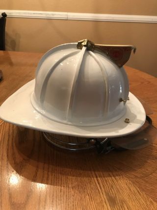 Vintage Cairns N5a Yorker Leather Fire Helmet