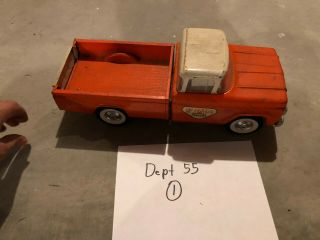 Vintage Nylint U Haul Rental Trailer Orange Pressed Steel Ford Pickup Truck 13 "