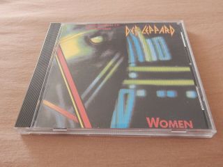 Def Leppard " Women " 1987 Promo Cd Single - Signed By Steve Clark & Band - Rare