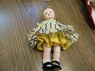 Vintage 1953 - 54 Madame Alexander - Kin 8 " Wendykins Slnw Doll W Minor Issues
