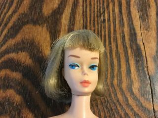 Vintage Barbie Doll 1958 Short Cut Hair Japan Great Shape Blonde Clothes