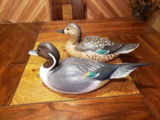 Pintail duck decoy wood carving rigmate pair duck decoy Casey Edwards 5