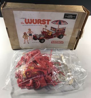 Vintage Aurora “the Wurst” Young Model Builders Club 1/32 Scale 1972 Model Kit