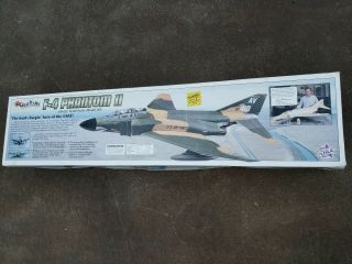 Vintage Rc Balsa Plane Kit F - 4 Phantom Ii Great Planes Rare