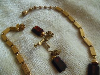 Vintage Mariam Haskell Necklace and Earring Set 1965 - Pat.  No.  3,  176,  475 4