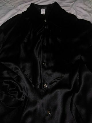 Gianni Versace Couture Silk Shirt Vtg W/cufflink (for Silvia)