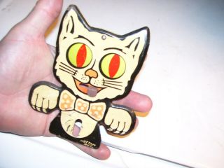 1920s Felix The Cat Feline Follies License Plate Topper Badge Vintage