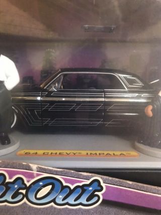 RARE Homie Rollerz “Night Out” 1964 Chevy Impala (Black) - 1:24 3